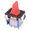 7638AD Red Paddle On-Off-(On) Momentary Snap-In Rocker Switch SPDT 4A 30VDC APEM