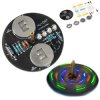 Spinner bączek LED Zestaw do nauki lutowania DIY Instrukcja PL