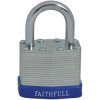 Faithfull QC0140 Laminated Steel Padlock 40mm 3 Keys