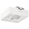 Punktowa oprawa sufitowa wpuszczana PALLAD 1 MINI White IP20 kwadratowa biała EDO777124 EDO