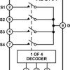 CMOS, Low Voltage 2.5 Ω 4-Channel Multiplexer