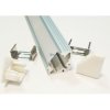 Profil LED TC-LS044 19mm/16mm/1m / klosz, uchwyty, zaślepki 1m