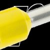 187305 Aderendhülse isoliert 6,0 mm²/12 mm, gelb, 100er Pack