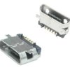 Gniazdo USB mikro montażowe kątowe SMD
