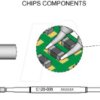 C120006 C120 desoldering tip chip components, C120006/dia. 0.5 mm, curve