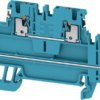 Multi level terminal block, push-in connection, 0.14-1.5 mm², 4 pole, 16 A, 6 kV, blue, 2675070000
