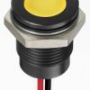 Lampka kontrolna do montażu panelowego 24V dc, Żółta 14mm LED Wyprowadzenia RS PRO