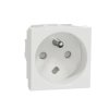 Gniazdo 16A Gniazdo 250 V 2P+E Schneider Electric Biały Montaż wpuszczany IP3X
