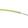 Przewód montażowy 0,75 mm2 Zielony/Żółty RS PRO PVC 18 AWG 1,5 kV AC dł. 100m 24/0,2 mm +85°C Norma wojskowa 61-12