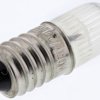 Lampka kontrolna Pomarańczowy 100/120V E10 długość 30mm