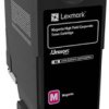 Lexmark o wysokiej wydajności — purpurowy — oryginalny