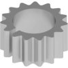 Small heatsink, (W x Ø x H) 12.7 x 12.7 x 6 mm, 63 K/W, stained, SKK 56