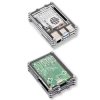 Transparent black acrylic case for Raspberry Pi 5 from Waveshare