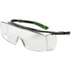 Univet 5X7-03-11 Safety Glasses Anti-Fog UV Grey EN166 Dark Green