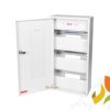 Rozdzielnica natynkowa 36 modułowa 3x12M drzwi metal zamek IP30 RN-36Z KARWASZ