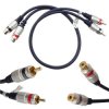 Przedłużacz 2xRCA Digital 0,5m Vitalco 2x Wt.RCA - 2x Gn.RCA