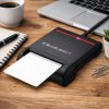 Qoltec Inteligentny czytnik chipowych kart ID SCR-0642 USB 2.0 + Adapter USB-C