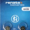 Lithium-Knopfzelle, 3 V, 35 mAh, 12,5x2,0 mm, 2er-Pack