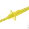 Chwytak pomiarowy 20.170.3;żółty; haczykowy;123mm;wtykany(gn.ban.4mm)