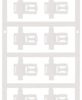 PA cable maker, inscribable, (W x H) 30 x 12.5 mm, max. bundle Ø 7 mm, white, 1025260000