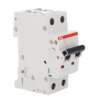 Wyłącznik nadprądowy MCB, Typ C, 2-biegunowy, 20A, 440V, 125V, na szynę DIN, ABB S202M-C20, S200M