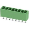 Pin header, 8 pole, pitch 3.5 mm, straight, green, 1843664