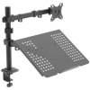Akyga AK-MB-04 Monitor desk mount 81.3 cm Black Tiltable Swivelling