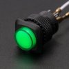 Adafruit 16mm Illuminated Pushbutton - Green Momentary