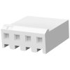 Socket housing, 4 pole, pitch 3.96 mm, straight, natural, 640250-4