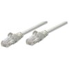 Intellinet 319768 Network Patch Cable, Cat5e, 3m, Grey, CCA, U/UTP, PVC, RJ45,