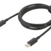 Kabel USB C wtyk z obu stron 1m czarny 100W CATYS-B01