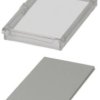 Enclosure cover, PC, (W x H x D) 71.6 x 45 x 8 mm, transparent/light gray, for enclosure, 2896128