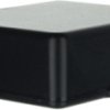 ABS enclosure, (L x W x H) 76 x 63.5 x 26 mm, black (RAL 9004), IP54, SR22-E.9