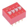 NDS-04-V 4 Way Raised Actuator DIP Switch SPST APEM