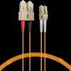 O0320.0,50 Duplex Jumper LC-SC 9/125µ, OM2, LSZH, orange, 2 mm, 0.5 m