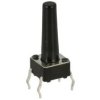 Mikroprzycisk; 6x6mm; 15mm; TS6601-15; 11,5mm; przewlekany (THT); 4 piny; czarny; OFF-(ON); bez podświetlenia; 50mA; 12V DC; 160