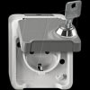 MEG2423-8029 Socket with contact protection - Aquastar, lockable, lock-no. 20