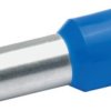 Insulated wire end ferrule, 50 mm², 36 mm/20 mm long, DIN 46228-4, blue, 48020