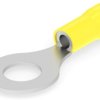 Insulated ring cable lug, 2.62-6.64 mm², AWG 12 to 10, 9.91 mm, yellow, 35150