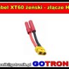 Kabel XT60 żeński - złącze HXT