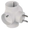 Rozgałęźnik sieciowy 4-gniazdowy 250 V 10 A, biały, Emos P0040