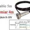 Sonda do ścieków; hydrostatyczna; 4m; L= 5m; 0-10V