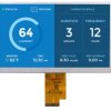 Kolorowy wyświetlacz LCD 7 cal 1024 x 600 pikseli LED Backlight LVDS I/F Displaytech Pojemnościowa