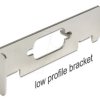 82713 Low Profile Slot Bracket with SUB-D 9 opening