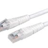 Patchcord UTP kat.5e 0.25m (biały)