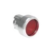 Metalowy przycisk fi22mm osłonięty samoczynny powrót Czerwony LPSB304