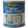 Rustins WHISW500 White Satin Paint 500ml