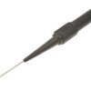 Końcówka pomiarowa 20.161.2 czarna igła 0.7mm/gn.ban.4mm 1A/30V