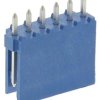 Listwa stykowa PCB 6-pinowe AMPMODU HE14 raster: 2.54 mm Prosty 1-rzędowe TE Connectivity Otwór przelotowy500 V W