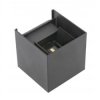 Opr. LED MISSOURI-K kwad. czar 7W 540lm 4000K IP54
